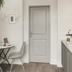 Bloc-porte Camargue prépeint H.204 x l.73 cm, poussant droit