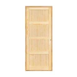 Bloc-porte Connemara pin H.204 x l.83 cm, poussant gauche