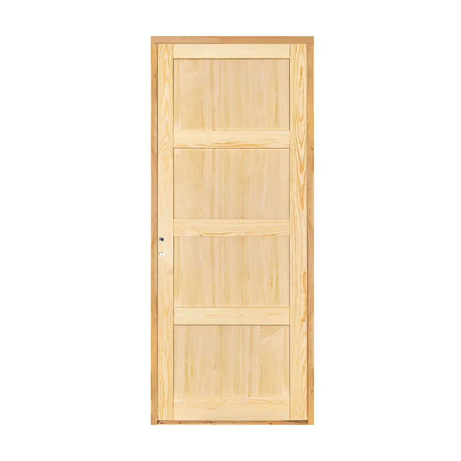 Bloc-porte Connemara pin H.204 x l.73 cm, poussant droit