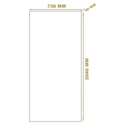 Bloc-porte Exmoor blanc H.204 x l.73 cm, poussant droit- Hot