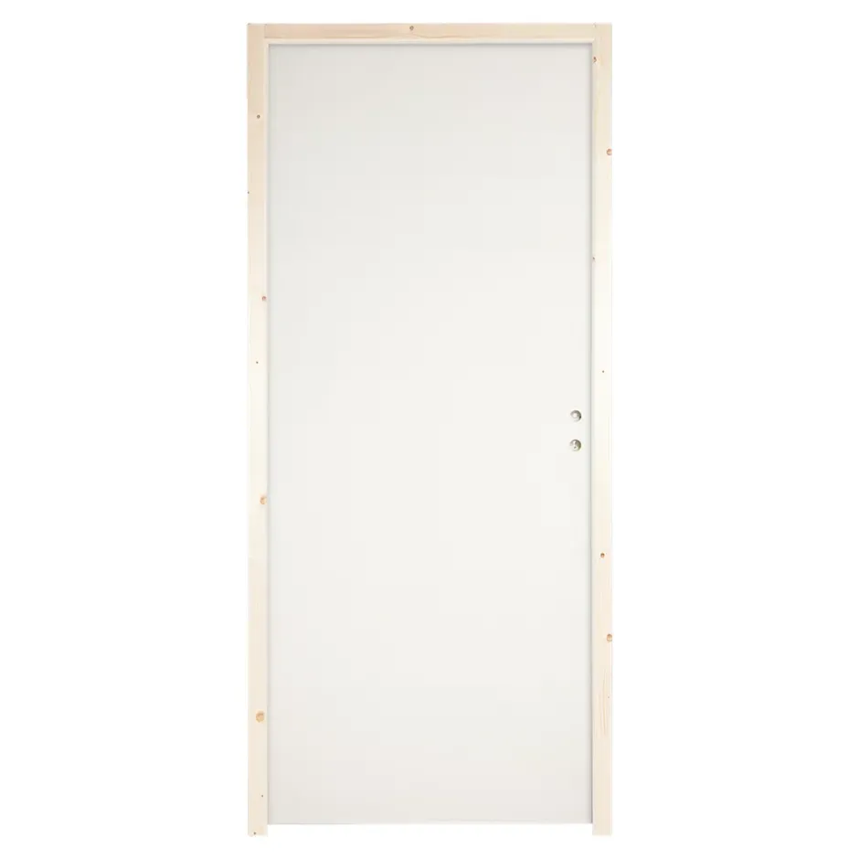 Bloc-porte Exmoor blanc H.204x73 cm poussant gauche
