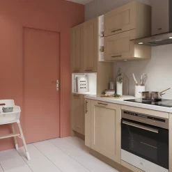 Bloc-porte Isoplane prépeint H.204 x l.83 cm, poussant droit