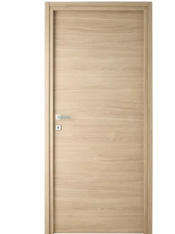 Bloc-porte Niméa chêne clair, H.204 x l.73 cm, poussant réversible- Discount
