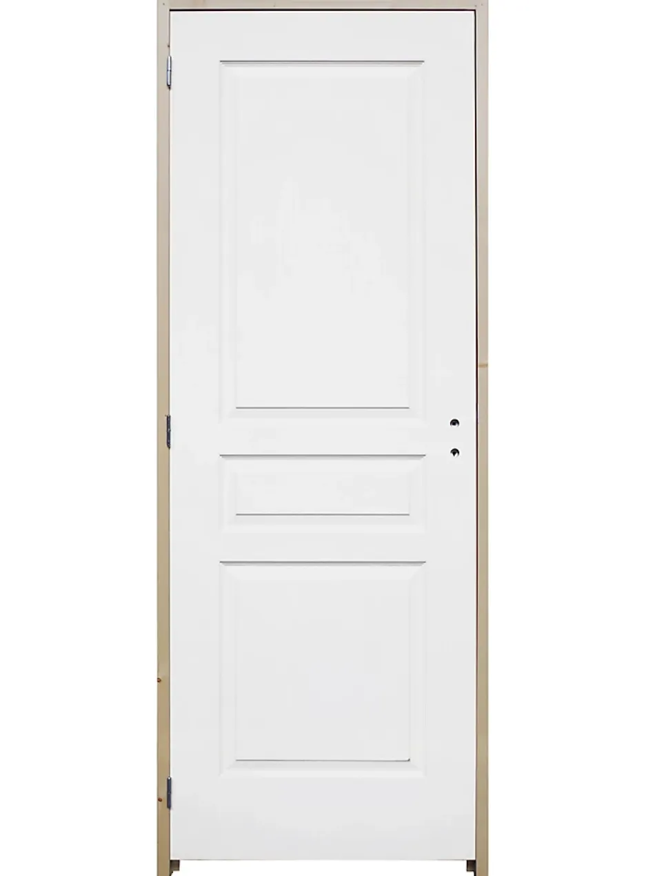 Bloc-porte Ordesa postformé blanc H.204 x l.83 cm, poussant droit- Hot