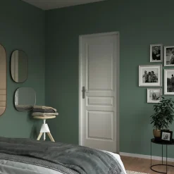 Bloc-porte Ordesa postformé blanc H.204 x l.73 cm, poussant droit- Discount