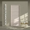 Coulicool Bloc-Porte Oslo H. 204 x l. 83 cm - Poussant Gauche