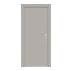 Bloc-porte pose fin de chantier Premium Miro, H.204 x l.63 cm, aspect cuir argile, réversible-Reivilo Outlet