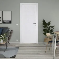 Bloc-porte Summa blanchi H.204 x l.73 cm, poussant gauche- Online