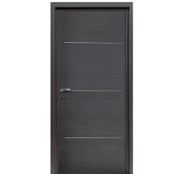 Bloc-porte Triaconta gris H.204 x l.83 cm, poussant droit- Clearance