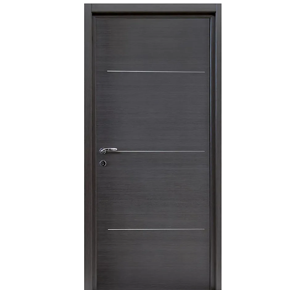 Bloc-porte Triaconta gris H.204 x l.83 cm, poussant droit- Clearance