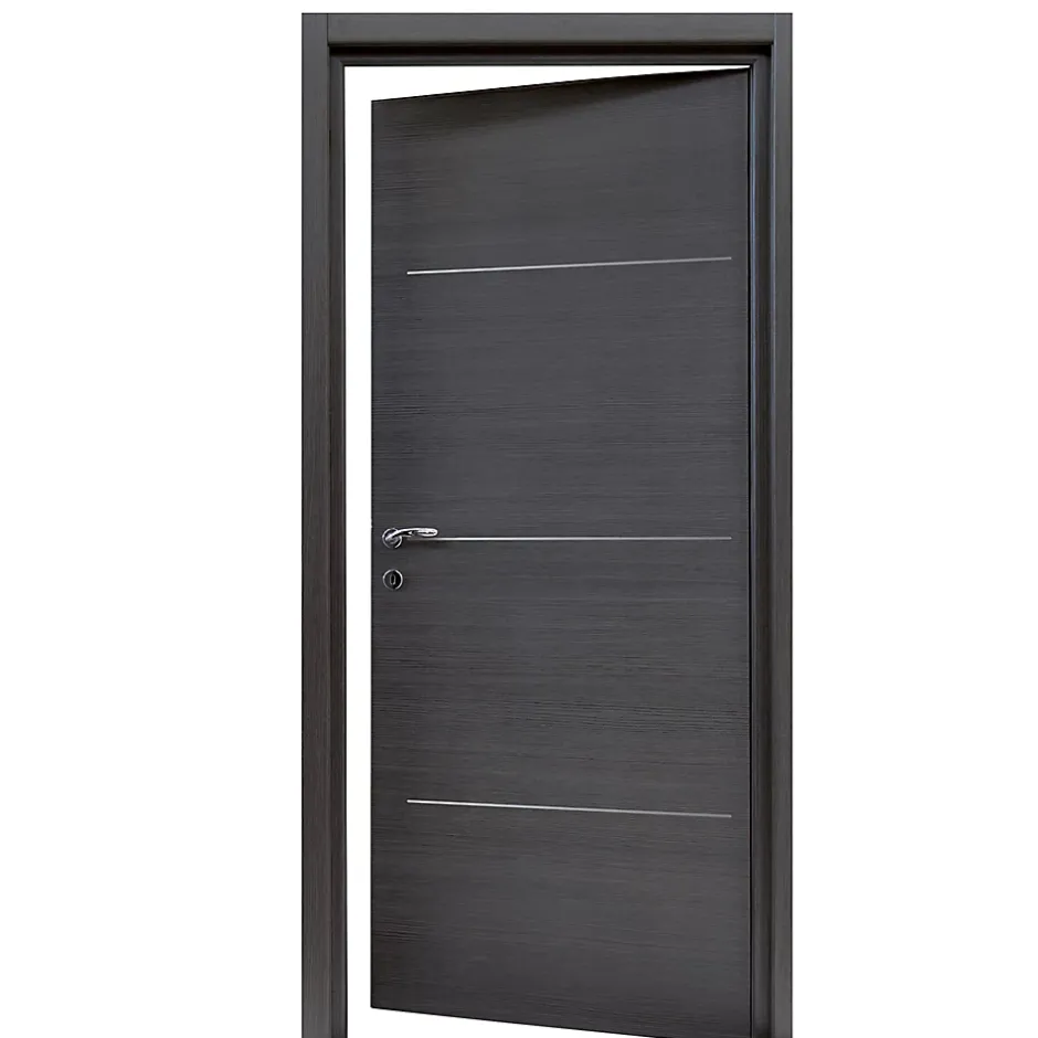 Bloc-porte Triaconta gris H.204 x l.83 cm, poussant droit- Clearance