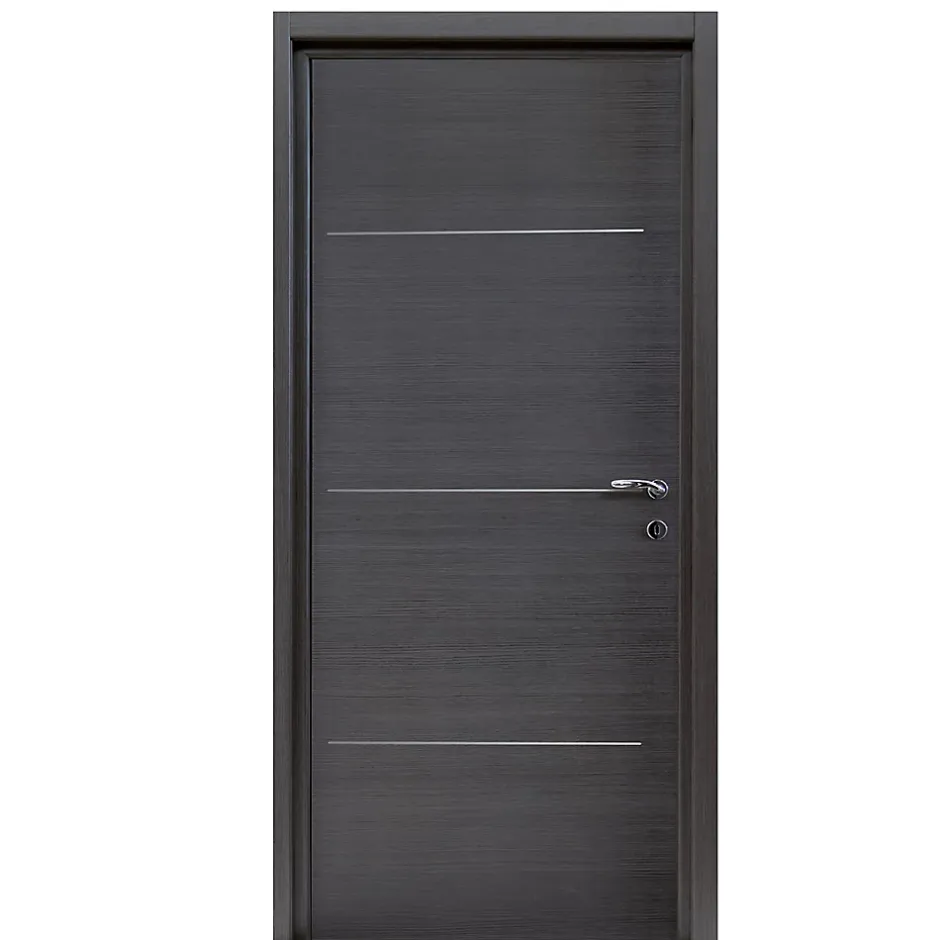 Bloc-porte Triaconta gris H.204 x l.83 cm, poussant gauche- Online