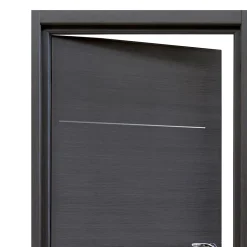 Bloc-porte Triaconta gris H.204 x l.83 cm, poussant gauche- Online