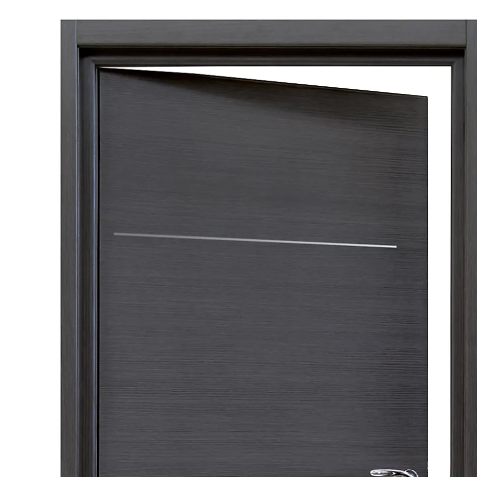 Bloc-porte Triaconta gris H.204 x l.83 cm, poussant gauche- Online