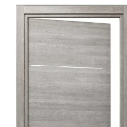 Bloc-porte Triaconta gris clair H.204 x l.83 cm, poussant gauche- Hot