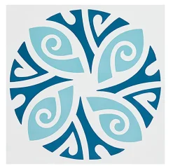 Boite de 24 Carreaux de ciment véritable 0,96m2/ Carreaux de ciment artisanaux coloris Bleu pour sol et mur - l.20 x L.20 cm-Pegane Sale