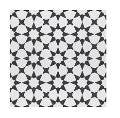 Boite de 24 Carreaux de ciment véritable 0,96m2 / Carreaux de ciment artisanaux pour sol et mur coloris noir / blanc-Pegane Clearance