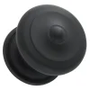 Secury-T Bouton Boule de porte d'entrée rustique noir mat