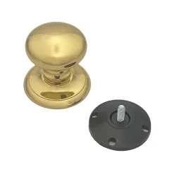 Bouton fixe de tirage de porte en Laiton D70 mm Laiton PVD Haute resistance-Hardwarexchange Hot