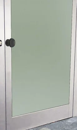 Hardwarexchange Bouton tirant de porte fixe D60 mm en aluminium Marron foncé - breveté