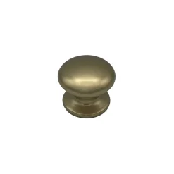 Hardwarexchange Bouton tirant de porte fixe D70 mm en aluminium Bronze poli - breveté - lot de 6 boutons