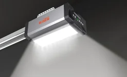 Boxer Ouvre-porte de garage WiFi 800N avec application smartphone, rail 3 m, télécommande incluse