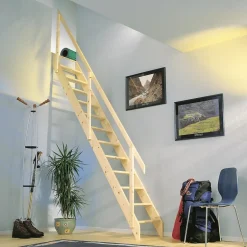 BPS Deluxe Escalier gain de place extra large Robuste Conception compacte 250 kg Load Rambarde Hauteur sous plafond jusqu'à 2,83 m-BPS Access Solutions Sale