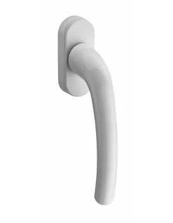 Béquille de crémone de fenêtre, carré 7mm, blanc (ral 9010)-Thirard Online