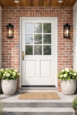 Parcolor Brique de parement rouge à l'unité - intérieur/extérieur - Pose traditionnelle