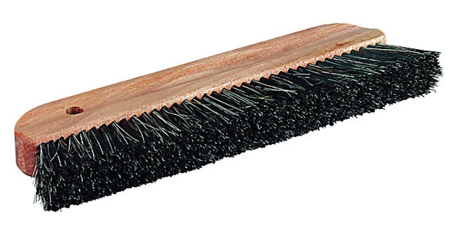 Brosse à maroufler, manche en bois L.33cm Nespoli