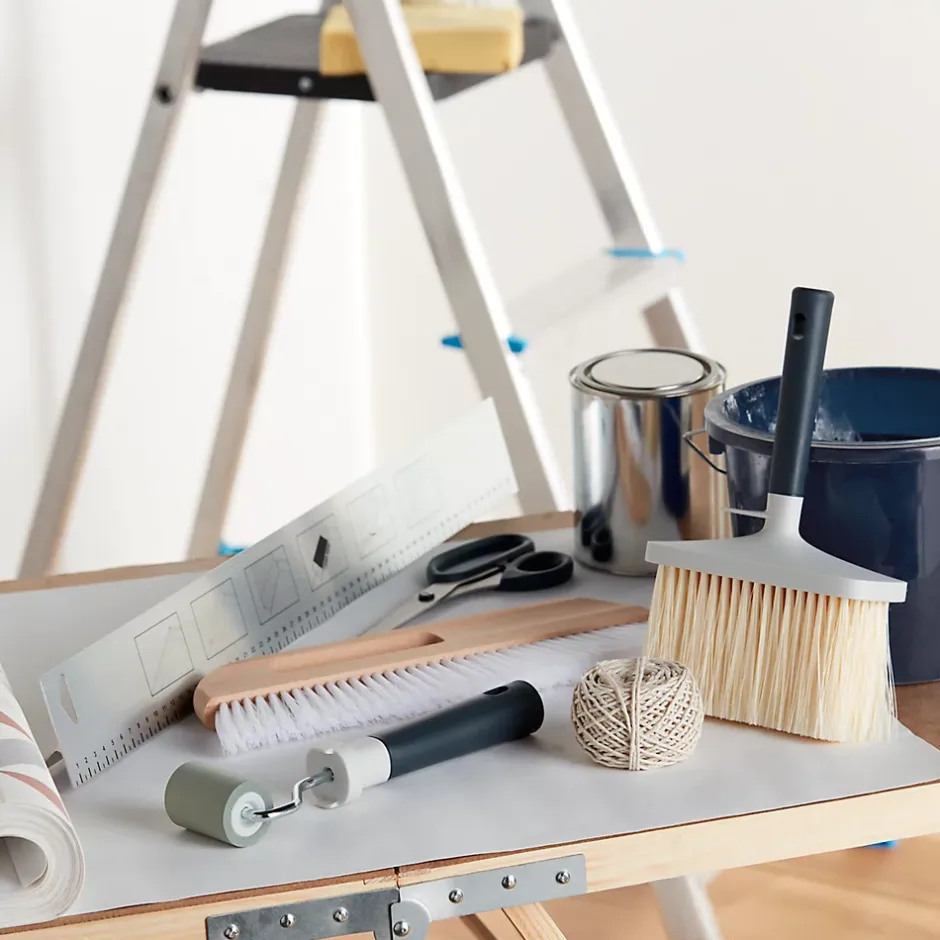 GoodHome Brosse plat à encoller 30cm