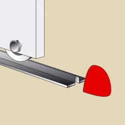 Afbat - Tb Industrie Sas Butée de fin de course pour portail Afbat noir L.140 x l.70 H.92mm