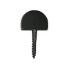 Afbat Butée de volets à vis acier noir