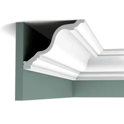 Orac C334 Corniche plafond Decor - 15x19,5x200cm (h x p x L) - moulure décorative polyuréthane