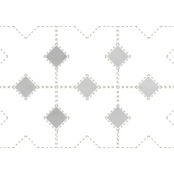 Cabochon sol / mur mate 3,4x3,4 cm Taco KASBAH AMBER GREY MATT-Aelle Carrelage Hot