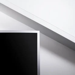 Quest Cache de tringle à rideau  PVC 35x35mm, 2m, installation de la bande lumineuse LED, blanc