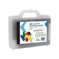 Acbat Cale PVC universelle panachée 26 x 80 mm vendue par 200 pièces