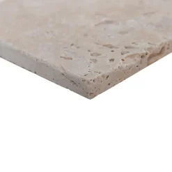 Carreau en travertin sol et mur L.10 x l.10 cm x ép.10 mm, Travertino-GoodHome New