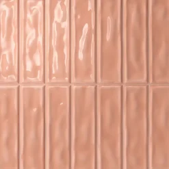 Carreau Pré-découpé Effet Mosaïque. Série Stick Corail 20x20 cm-Lux Mosaic Hot