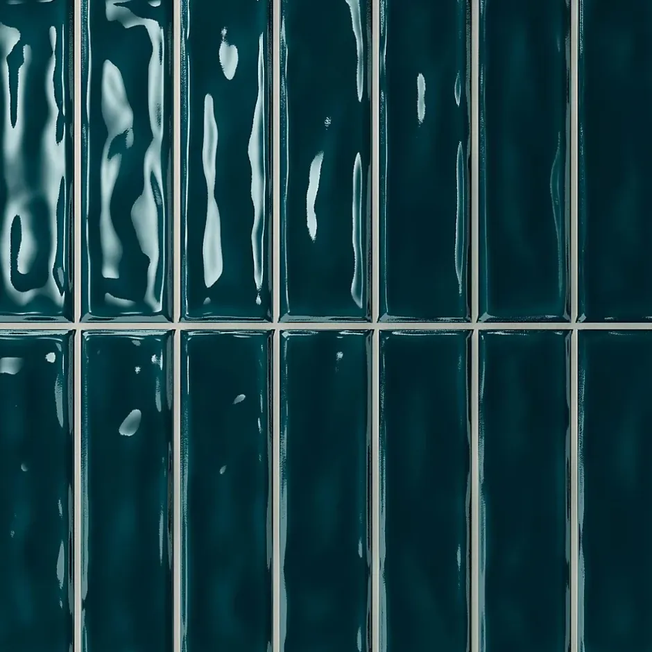 Lux Mosaic Carreau Pré-découpé Effet Mosaïque. Série Stick Pétrole 20x20 cm