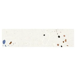 Carreau Premium pour mur effet Terrazzo. Terrazzo Pearl Mat. 7,5x30 cm.-Lux Mosaic Online