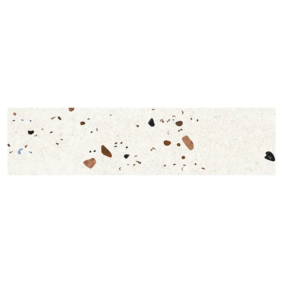 Carreau Premium pour mur effet Terrazzo. Terrazzo Pearl Mat. 7,5x30 cm.-Lux Mosaic Online