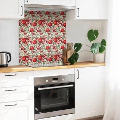 Tulup Carreaux vinyle 30x30 cm fruit de grenade 9 pcs