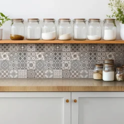 Tulup Carreaux vinyle 30x30 cm Carreaux décoratifs 9 pcs