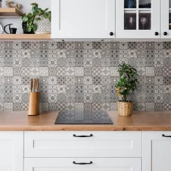 Tulup Carreaux vinyle 30x30 cm Carreaux décoratifs 9 pcs