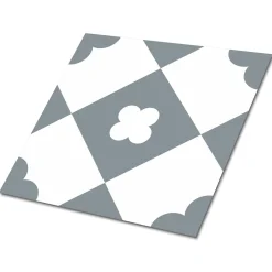 Tulup Carreaux vinyle 30x30 cm Motif en diamant 9 pcs