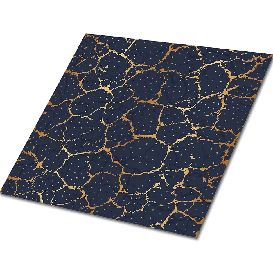 Tulup Carreaux vinyle 30x30 cm Fissures dans le marbre 9 pcs