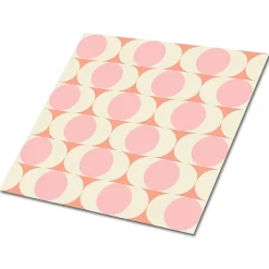 Tulup Carreaux vinyle 30x30 cm Motif rétro 9 pcs