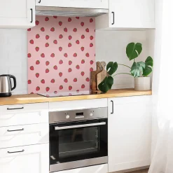 Carreaux vinyle 30x30 cm Fraises 9 pcs-Tulup Clearance