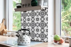 Tulup Carreaux vinyle 30x30 cm Décoration arabe 9 pcs